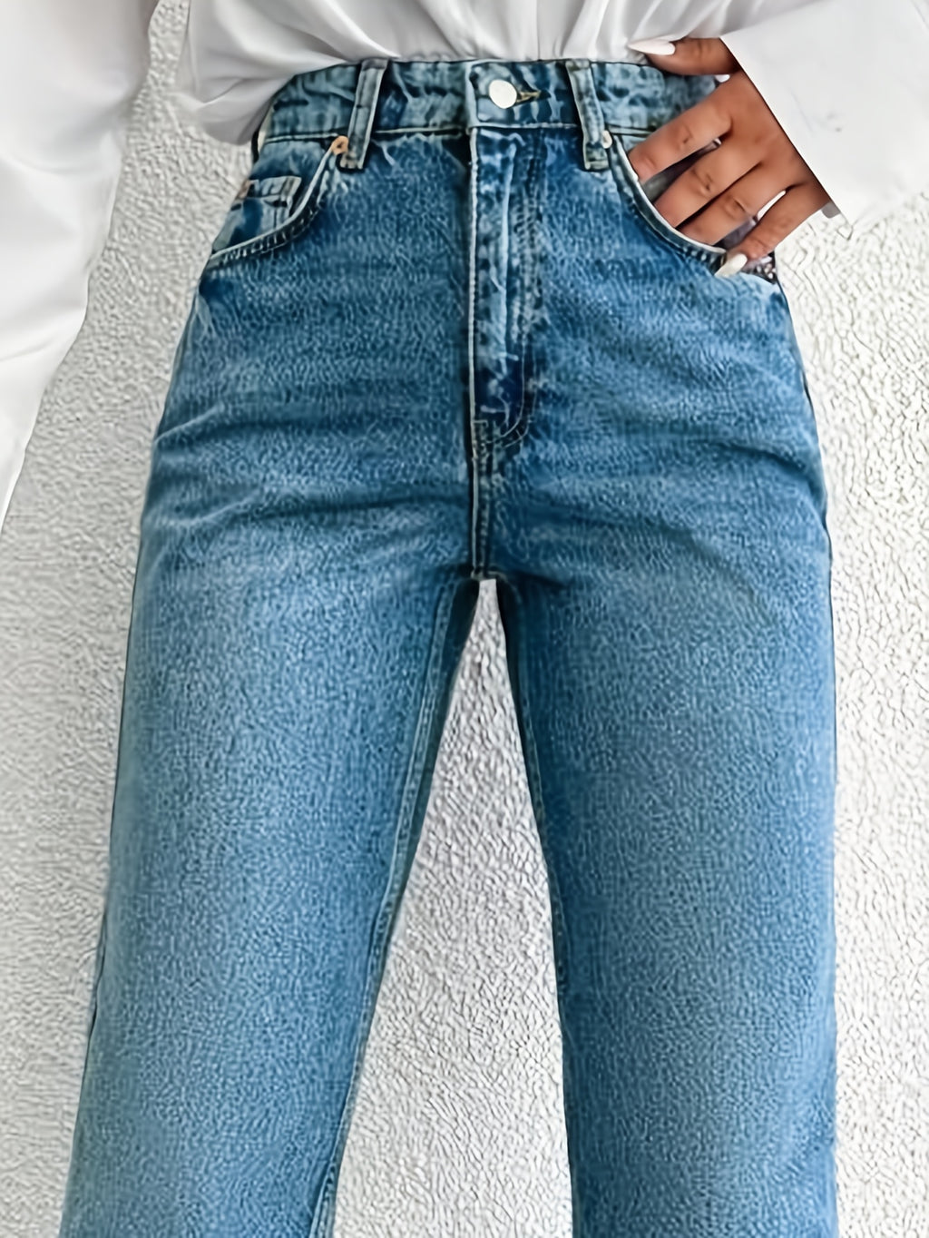 WL Boutique | Elegant Flared Wide-Leg Jeans with Stretch Fit