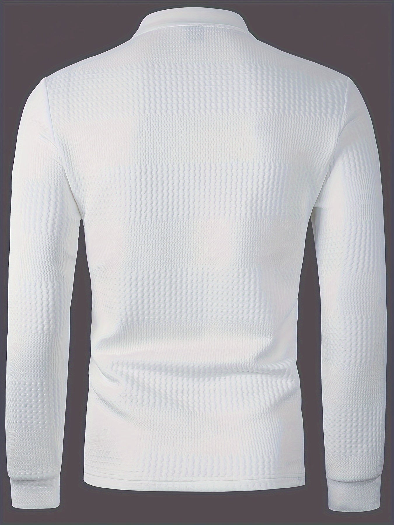 WL Boutique Men | Sleek Black Long-Sleeve Stretch Shirt