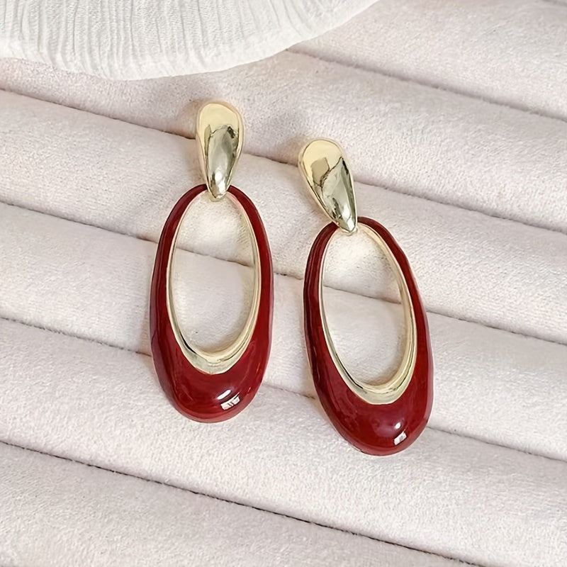 WL Boutique | Boho-Chic Hollow Water Drop Dangle Earrings