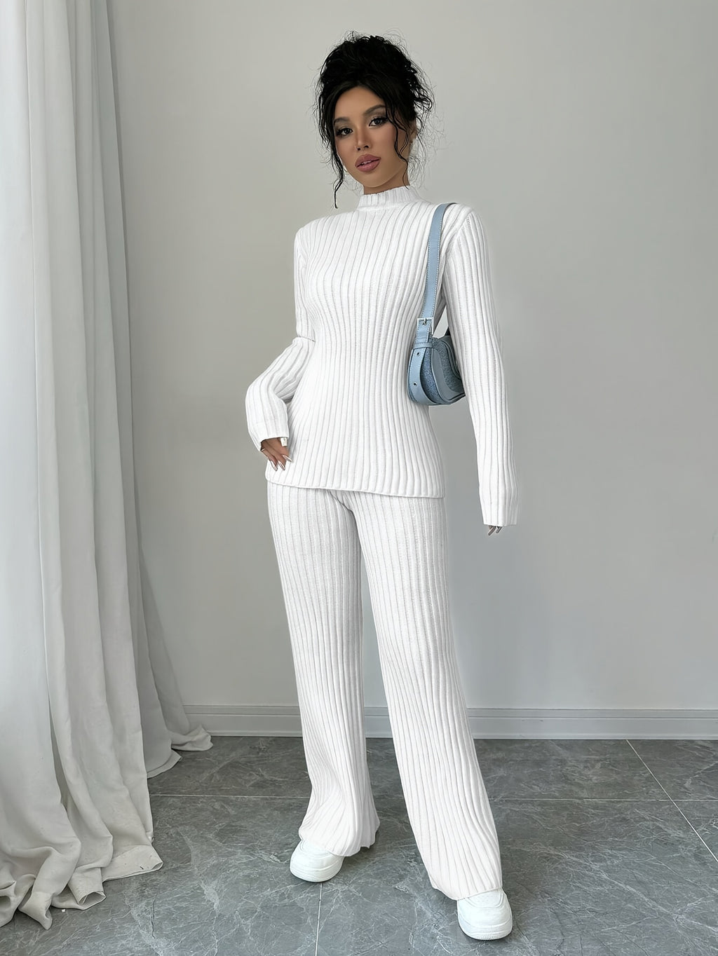 WL Boutique | Elegant Autumn/Winter Long-Sleeve &amp; Pants Two-Piece Set