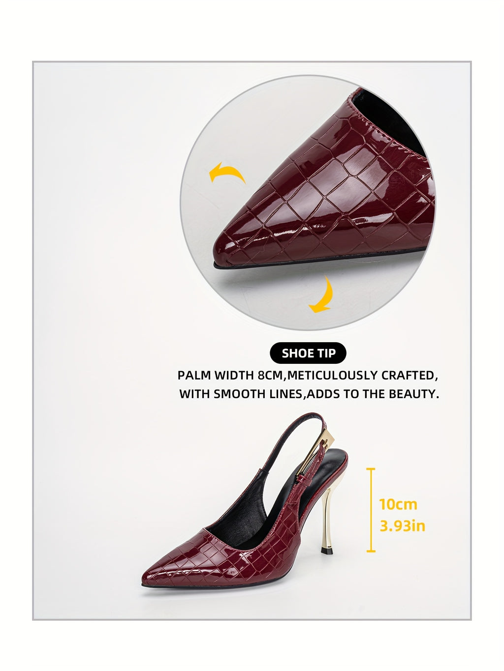 WL Boutique | Elegant 10cm Stiletto Heels with Buckle Strap