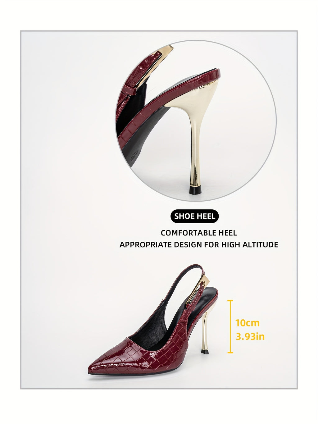 WL Boutique | Elegant 10cm Stiletto Heels with Buckle Strap