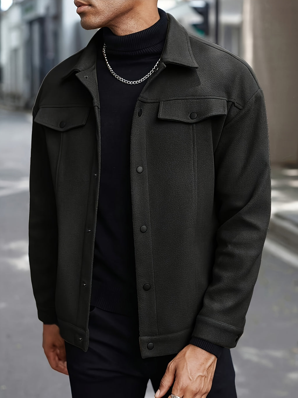 WL Boutique Men | Slim-Fit Single-Breasted Tailored Jacket