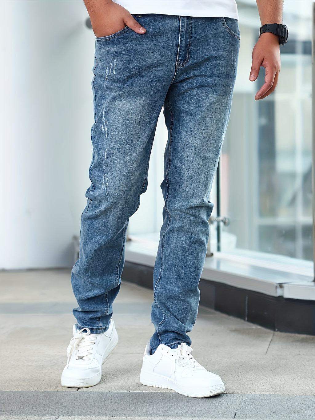 WL Boutique Men | Slim-Fit Stretch Denim Jeans