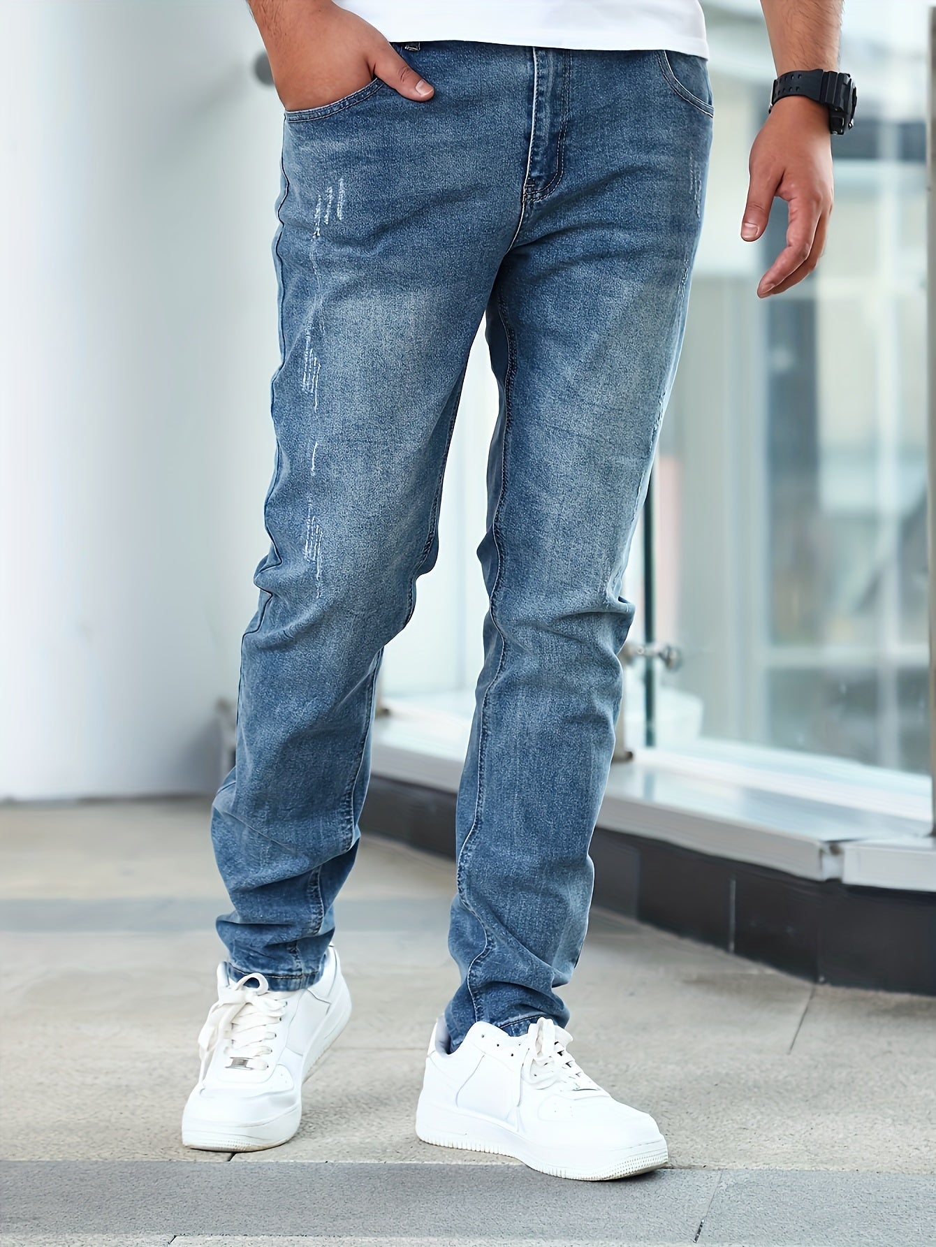 WL Boutique Men | Slim-Fit Stretch Denim Jeans