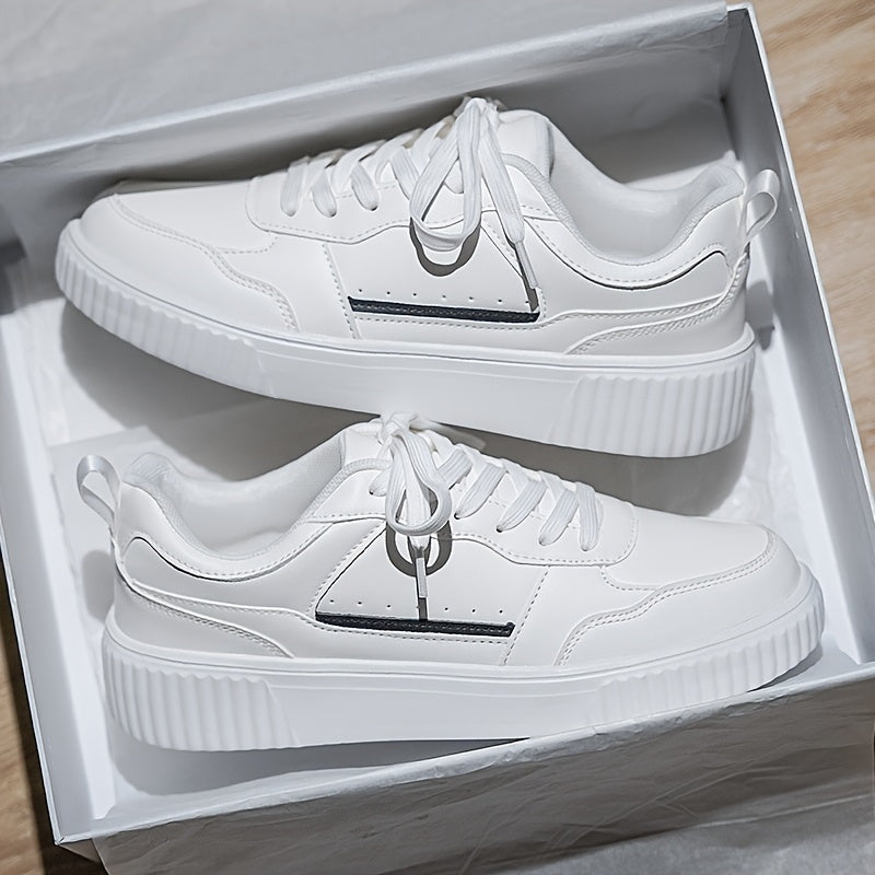 WL Boutique | Elegant Lace-Up Low-Top Sneakers with Breathable Comfort