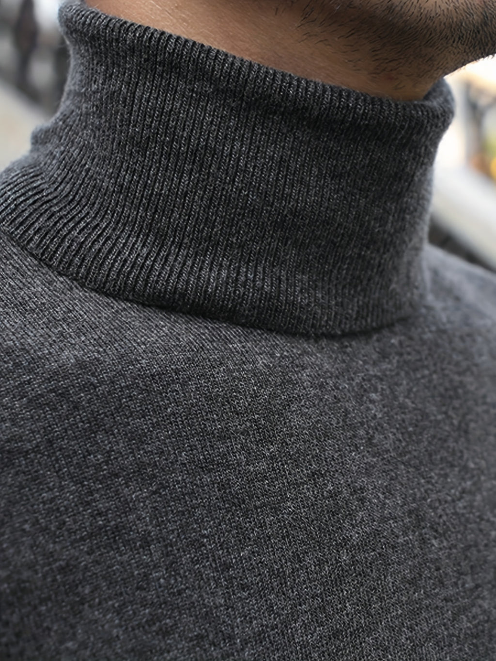 WL Boutique Men | Elegant High-Neck Turtleneck Sweater
