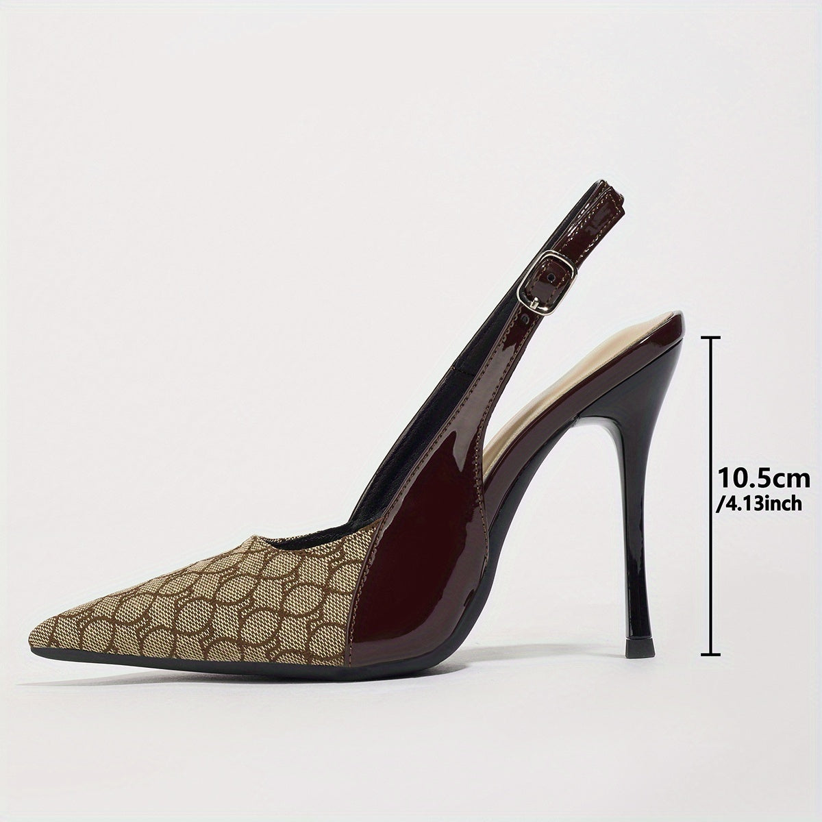 WL Boutique | Elegant Pointed-Toe Stiletto Sandals with Buckle Strap