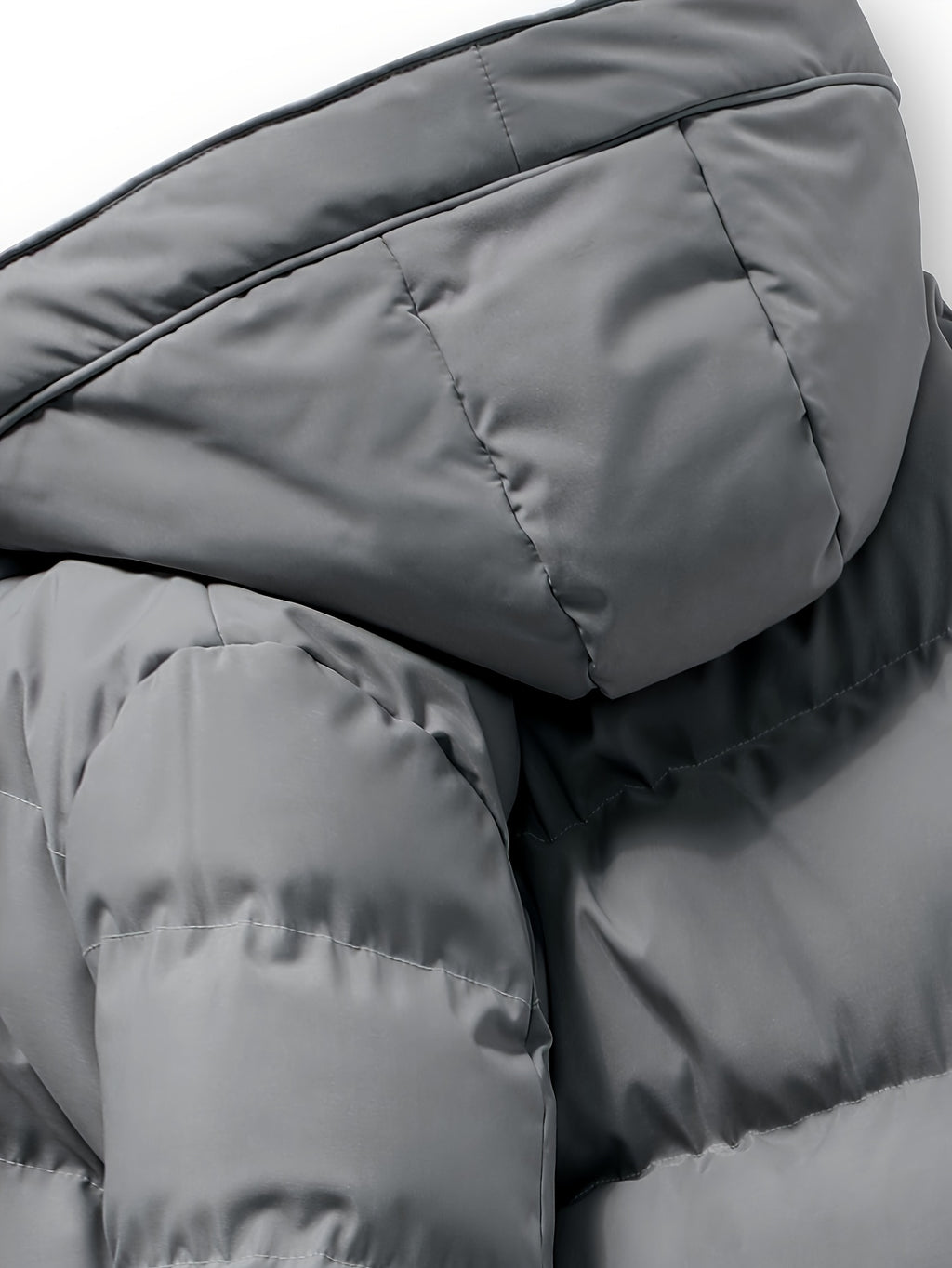 WL Boutique | Men’s Winter Hooded Padded Coat – Warm &amp; Sleek Mid-Length Jacket