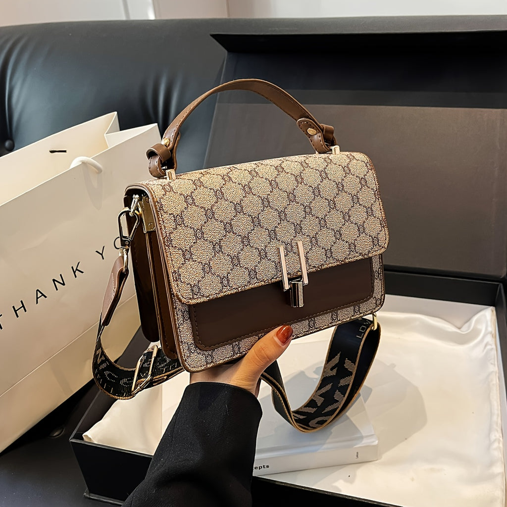 WL Boutique | Geometric Floral Shoulder &amp; Handbag