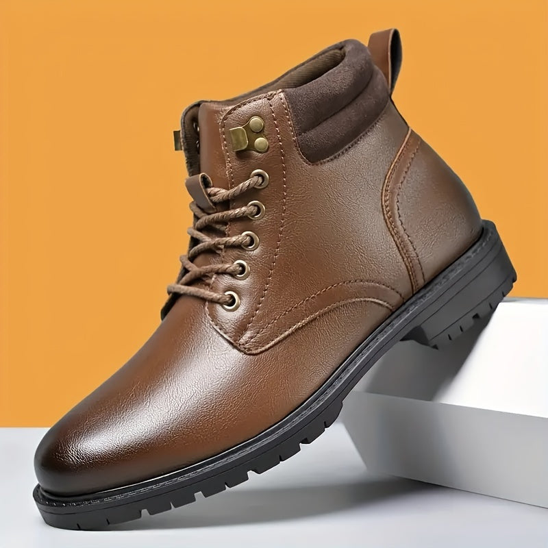 WL Boutique Men | Winter Lace-Up Ankle Boots