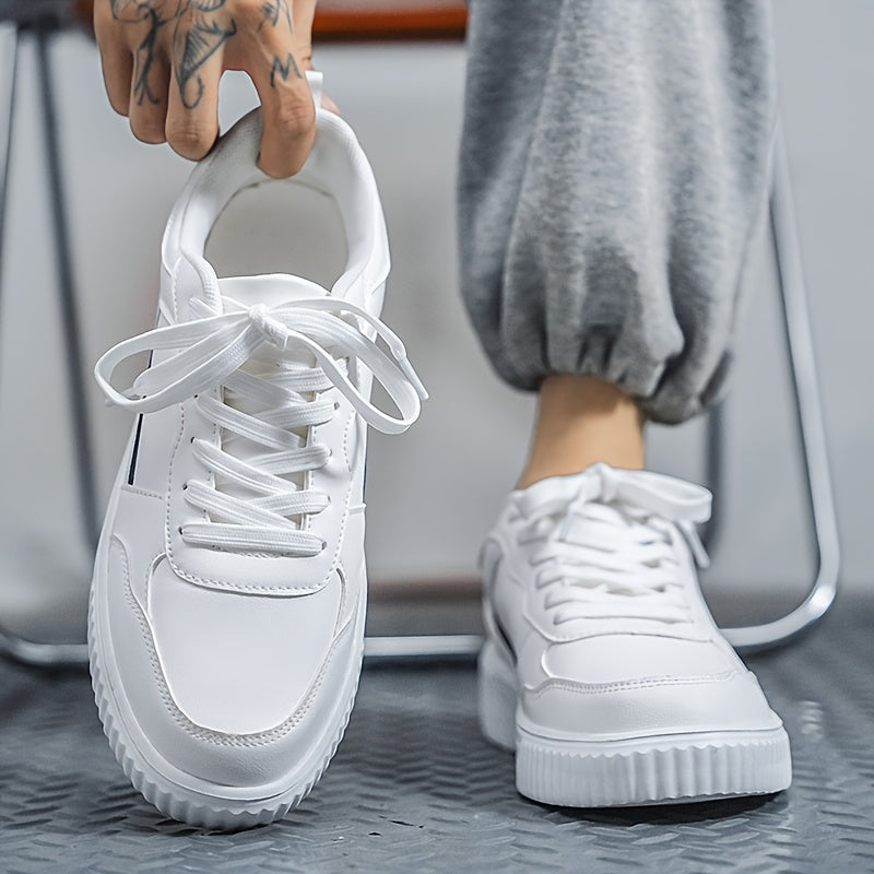 WL Boutique | Elegant Lace-Up Low-Top Sneakers with Breathable Comfort