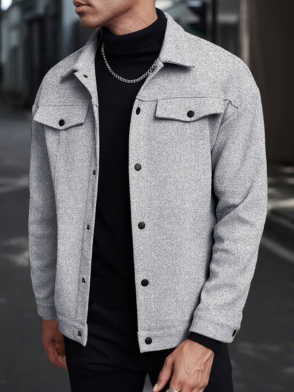 WL Boutique Men | Slim-Fit Single-Breasted Tailored Jacket