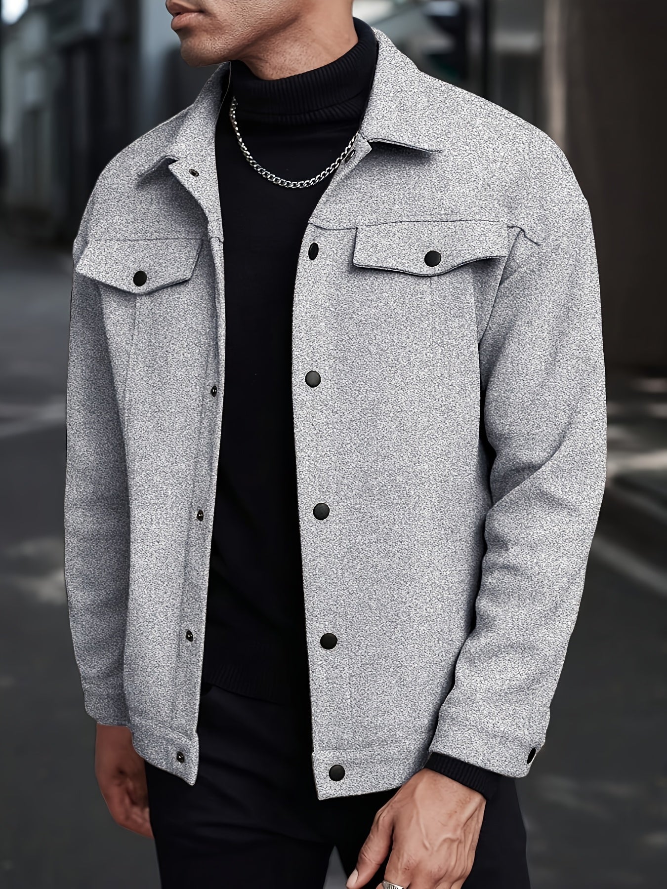 WL Boutique Men | Slim-Fit Single-Breasted Tailored Jacket