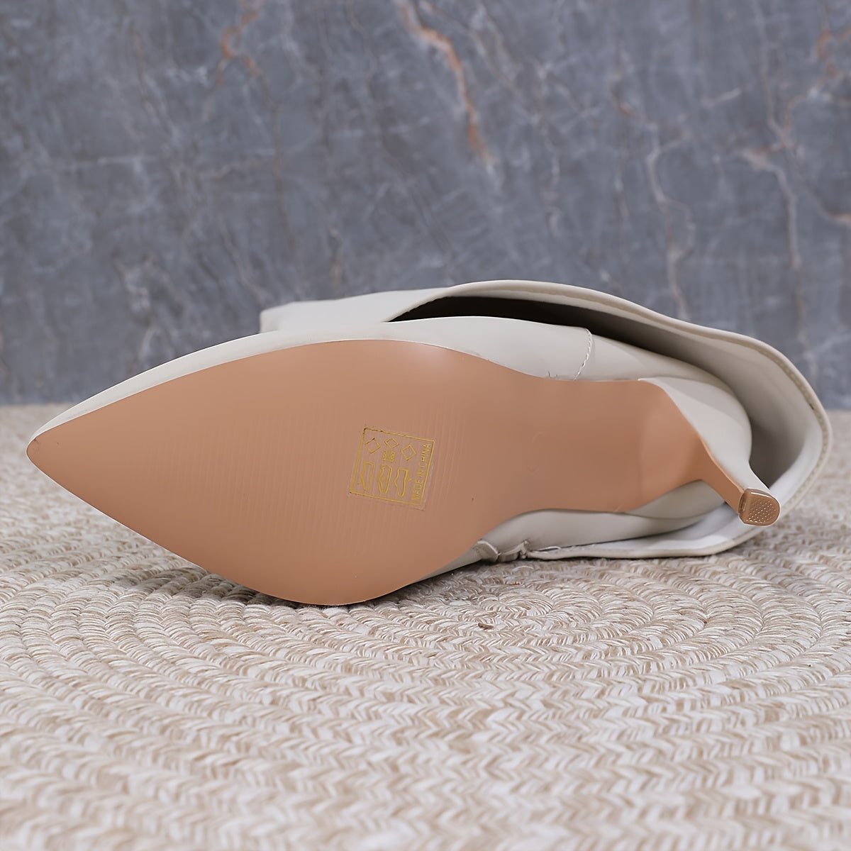 WL Boutique | Elegant Pointed-Toe Knee-High Boots with Metallic Buckle