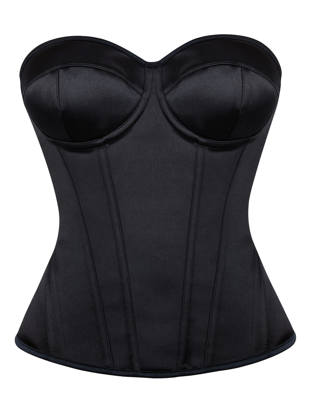 Bruna Aeppli by WL Boutique | Elegant White Strapless Corset Top with Ruched Waist