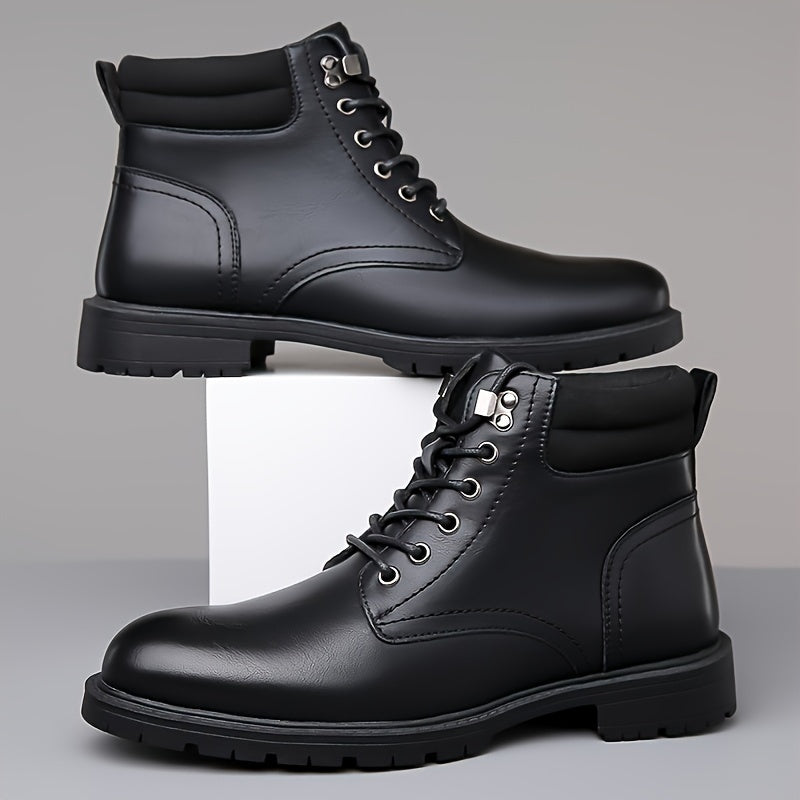 WL Boutique Men | Winter Lace-Up Ankle Boots