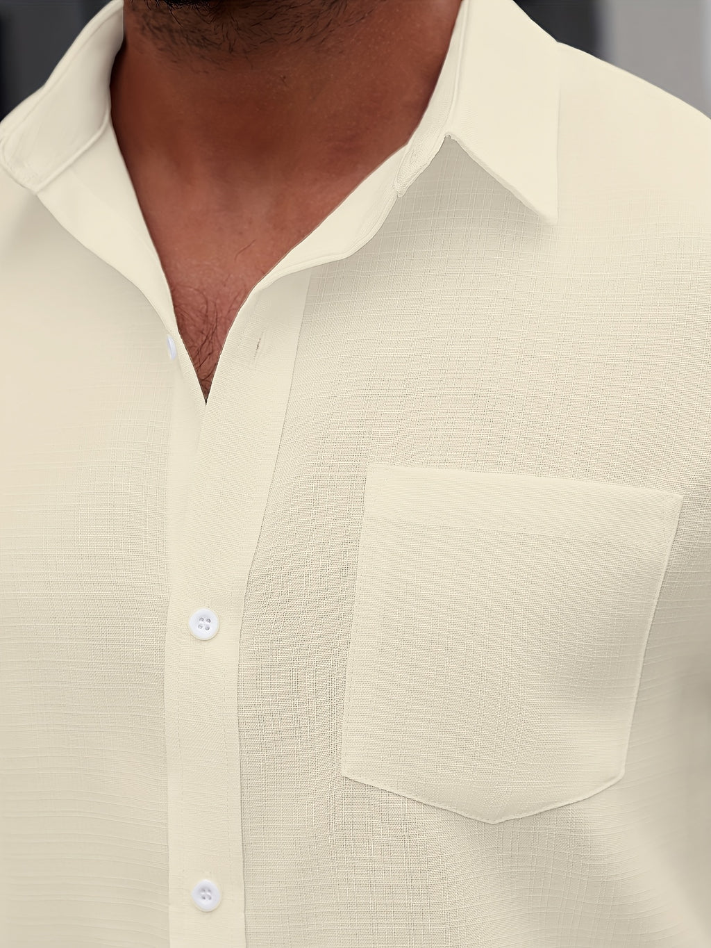 WL Boutique Men | Classic White Long-Sleeve Dress Shirt
