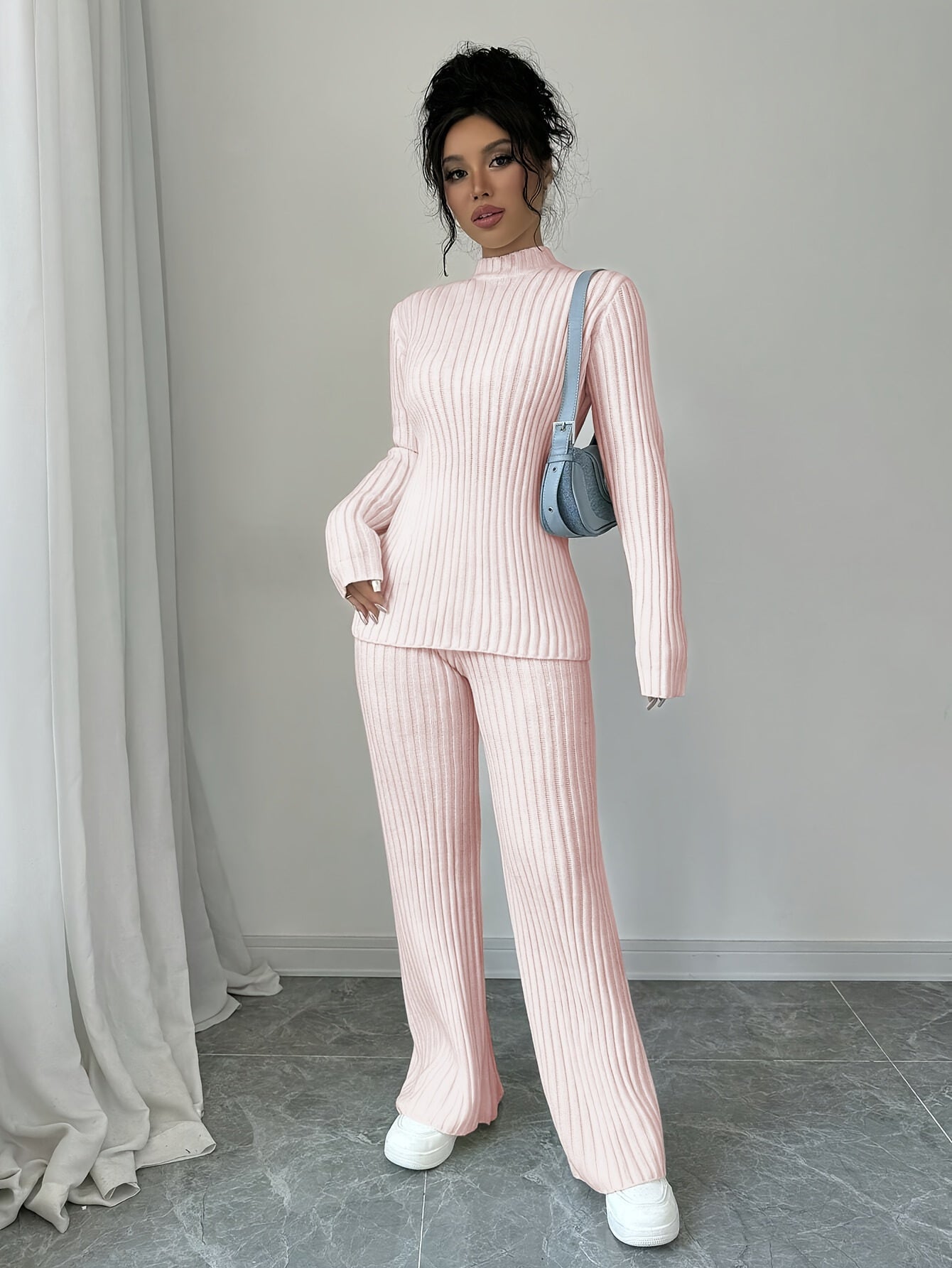 WL Boutique | Elegant Autumn/Winter Long-Sleeve &amp; Pants Two-Piece Set