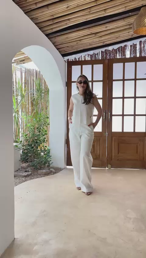 Conjunto Mônaco – Linho Off White